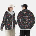 thumbnail image 4 of Cauagu Forest Flora and Insects for Sun Protection Hoodie for Men and Women, Long Sleeve Rash Guard Fishing Running Quick Dry Lightweigh-Small, 4 of 7