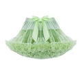 thumbnail image 2 of Gamivast Girls Tulle Skirt Cute Bow Layered Ruffle Skirts Trendy Soft Elastic Waist Solid Color for Holiday Spring Party Birthday, 2 of 6