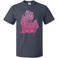 thumbnail image 3 of Inktastic Michigan Silhouette Mandala T-Shirt, 3 of 5