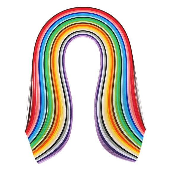 Uxcell 520pcs Quilling Strips Paper 3/16"(5mm) 39cm Origami Paper Quilling Strip for Art DIY Hand Craft 26 Colors