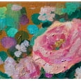 thumbnail image 2 of Boho Hue Studio 15x15 Black Ornate Wood Framed with Double Matting Museum Art Print Titled - Peripheral Rose 3, 2 of 4