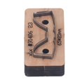 thumbnail image 4 of Leather Cutting Die Bowknot Shape Punch Cutter Craft Mould Tool 65x23mm for Paper Rubber, 4 of 5