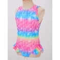 thumbnail image 5 of vastwit Kids Girls One Piece Swimsuit Mermaid Swimwear Summer Beach Sports Bathing Suit Pink 9-10, 5 of 7