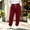 Wine, variant on Maean Plus Size Sweatpants for Cargo Pants Drawstring Elastic Waist Casual Joggers Sweatpant with Pockets