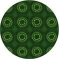 thumbnail image 1 of Ahgly Company Machine Washable Indoor Round Transitional Green Area Rugs, 7' Round, 1 of 7
