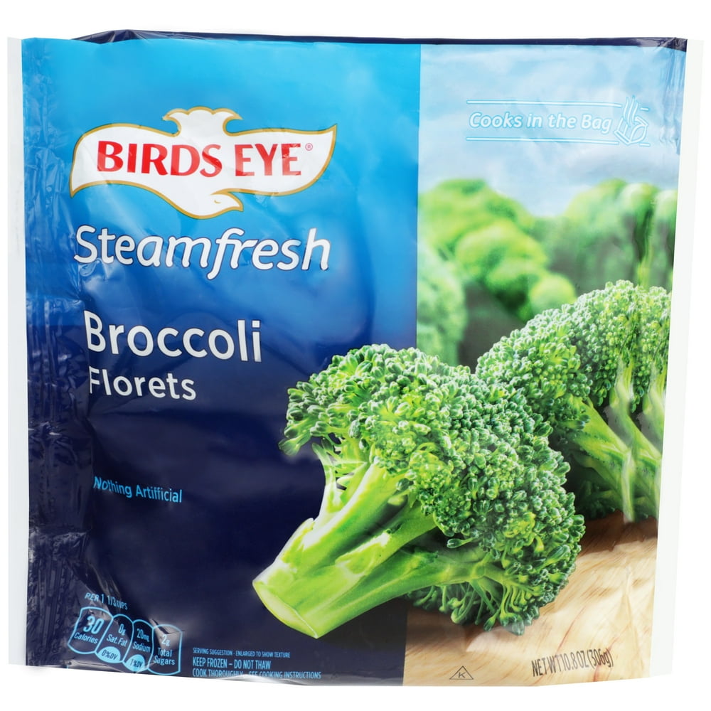 Birds Eye Steamfresh Broccoli Florets, Frozen Broccoli, 10.8 Oz