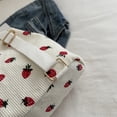 thumbnail image 4 of Weebloom Strawberry School Backpack For Kids Girls Elegant Large Capacity Casual Backpack For Fall Winter Versatile Daypack Bookbag Elementary Middle School White, 4 of 8