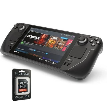 Valve Steam Deck 256GB Handheld Gaming Console, Steam OS 3.0 with Accessories, Black