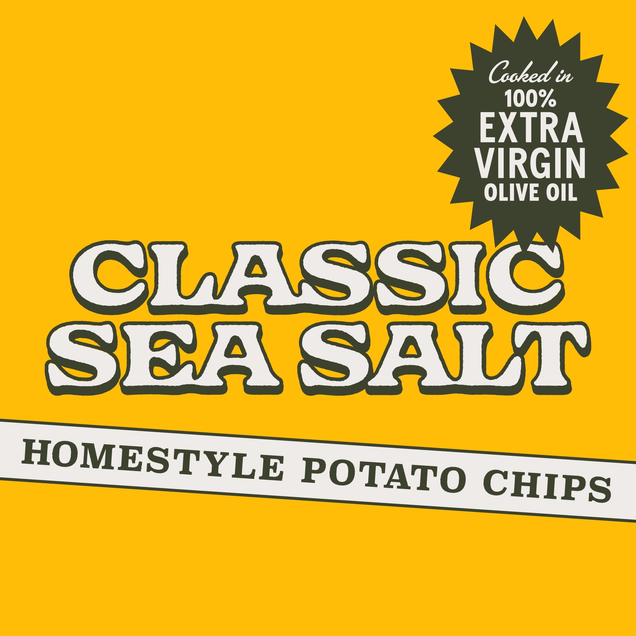 Graza Classic Sea Salt Homestyle Potato Chips, 5.5oz Bag