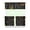 Gothic Halloween-36, variant on Spooky Cute Halloween Curtains 3-Piece Set - Ghost Pumpkin Bat Design Farmhouse Kitchen Window Treatment Panels