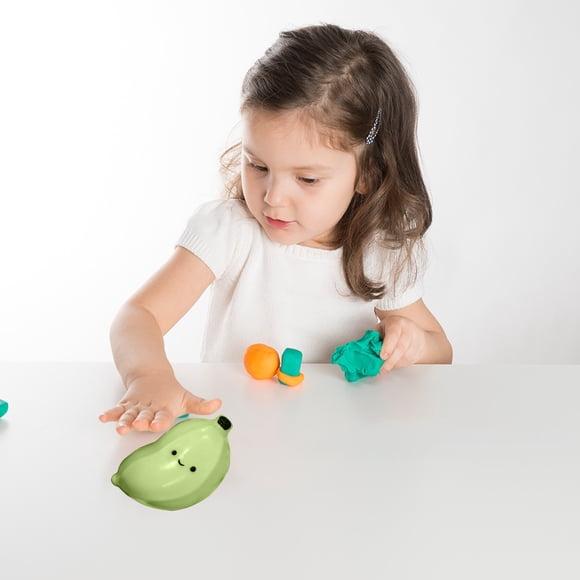 Rvkxad Jouet Anti-Stress Banane Adorable, Figurine Sensorielle à Presser en Mousse Souple et Élastique, Jouet Sensoriel Fidget à Expression Mignonne