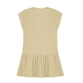thumbnail image 4 of Niña Vestido de Primavera Estiramiento Suave Cómodo Casual Vestidos Sueltos para 5-14 Años Vestido de Verano de Manga Corta, 4 of 8