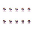 thumbnail image 1 of Nail Rhinestones Flat-Bottom Multi-faceted Sides DIY Handcraft Excellent Gloss Manicure Crystal Different Styles Mobile Phone White AB, 1 of 6