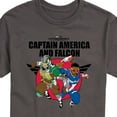 thumbnail image 3 of Marvel Captain America: Brave New World - Falcon Team Up - Men's Short Sleeve Graphic T-Shirt, 3 of 5
