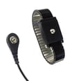 thumbnail image 2 of Static Care Metal Adjustable Swivel Wrist Strap with 6' Cord, 1 Megohm Resistor, 4mm Snap, Black, 2 of 11