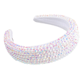 thumbnail image 1 of Diadema ancha con diamantes de imitación y cristales brillantes para mujer, diadema para fiesta, accesorios para el cabello, 1 of 5