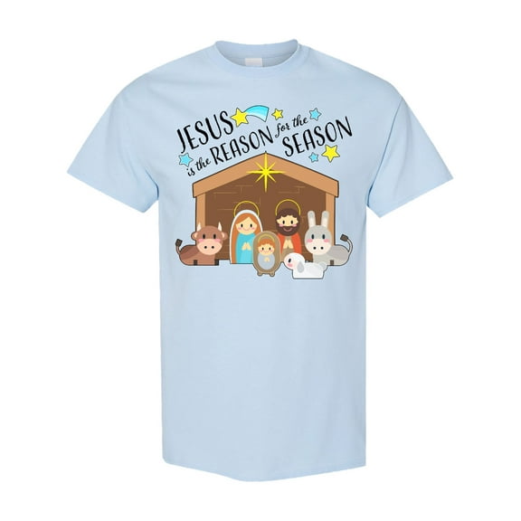 Inktastic Jesus is the Reason for the Season Christmas Nativity T-Shirt