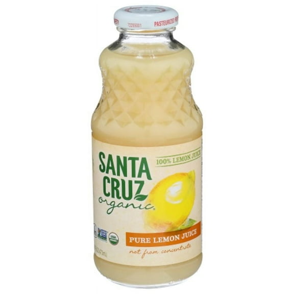Santa Cruz Organic Lemon Juice 16 fl oz Pack of 4