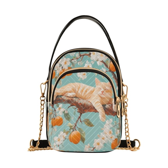 DIXRUYEE Cross Body Fashion Shoulder Waist Purse Bags Serene Sunset Nap Pocket Handbags