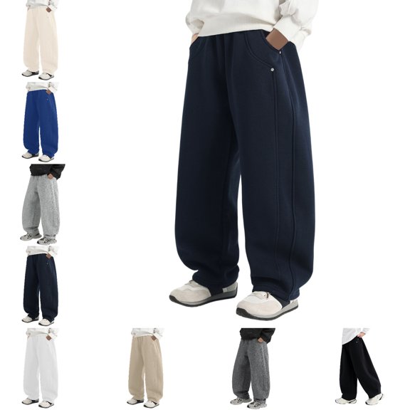 Tween Boy Sweatpants Oversized Baggy Cute Pants Casual Athletic Track Pant with Pockets Tween Clothes for Boys 10-11 Years