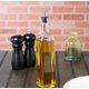 thumbnail image 2 of Soro Essentials - Juego de 2 vinagreras cuadradas de vidrio de 473 ml con vertedor de acero inoxidable - Dispensador de vinagre y aceite de oliva - Aceiteras de cocina con vertedor - Recipiente, 2 of 5