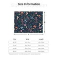thumbnail image 5 of Rateoe Colorful Flowers Pattern Flannel Throw Blanket, Ultra-soft Blanket for Bed, Couch, Car, Hypoallergenic Anti-pilling blanket-60"x50"(Horizontal), 5 of 6