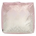thumbnail image 2 of SAFAVIEH Sarla Diamond Floor Pillow, 26" x 26", Pink/Gold, 2 of 7