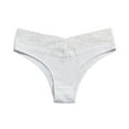 thumbnail image 4 of vigerkar Women's Sexy Panties Lace Knickers Panty Soft Briefs (White, L), 4 of 4