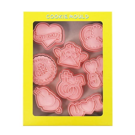 

Wedding Valentine s Day Biscuit Mold 3D Cartoon Frosting Cuttera# Cookie A5H5