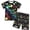 2PCS-Graffiti Dinosaur, variant on HWJAD Boys Cool Summer Outfits Set for Toddler Kids Short Sleeve Tee and Shorts 2 Pieces Little Boys Graffiti Dinosaur Clothes