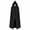 WQRG1-Black, variant on Meichang Men Women Halloween Witch Cloak with Hood Medieval Renaissance Cape Full Length Cosplay Cloaks