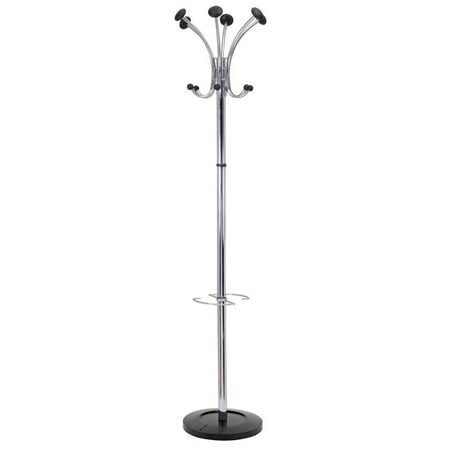 - ALBA - Clas coat rack - 12 hooks - Chrome