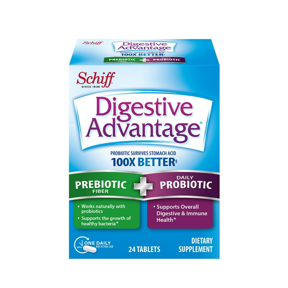 Digestive Advantage Prebiotic Fiber Plus Probiotic, 24 count Walmart