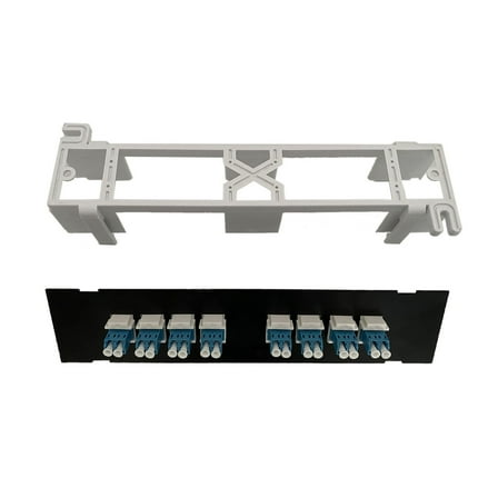 8-Port Optical Fiber Panel Module-Mounted Panels Rj45 Ethernet Cable Management Frame