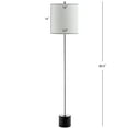 thumbnail image 5 of JONATHAN Y Levitt 60.5" Marble/Metal LED Floor Lamp, Black/Chrome, JYL2062A, 5 of 8