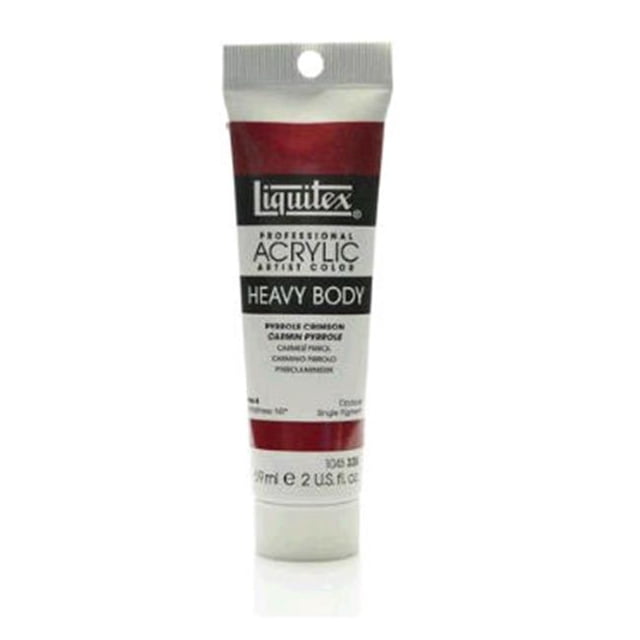 Liquitex 1045326 2Oz Heavy Body Color - Pyrrole Crimson