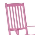 thumbnail image 2 of Alston Solid Wood Outdoor Rocking Chair, Pink, 2 of 3