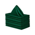 thumbnail image 1 of 10 Pcs Serviettes de Table en Satin Portables Élégantes pour Usage Domestique Réception Hôtels Vert, 1 of 8