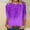 Purple, variant on Goodtrade8 Green Womens Tops for Fall 3/4 Sleeve Sequin Casual Crew Neck Shirts for Women