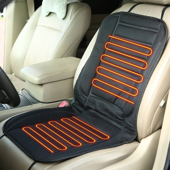 Heated Seat Covers for Cars 12V 45W Auto Seat Cover Warmer with Adjustable Temperature Controller up to 140°F for Vehicle Trucks