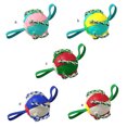 thumbnail image 3 of PET PET PLÁSTICO Balón de fútbol multifuncional Interactivo Interactivo Bolas de masticación de juguete Parque delantero Patio Piscina Juegue con cuerda Rosa Azul Inevent PT000725-01, 3 of 7