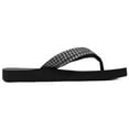 thumbnail image 4 of NeedBo Women's Comfortable Flip Flops with Arch Support Non-Slip Casual Summer Thong Sandals-Fabric Black, 4 of 7