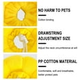 thumbnail image 6 of potrochi Cat Cone Collar, Cat Small Dog Recovery Collar, Cute Sunflower Neck Cone After Surgery, Adjustable Pet E Collar, Wound Healing Protective Cone Surgery Recovery Collars for Small Pets, 6 of 6