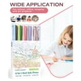 thumbnail image 3 of Four Candies 6 PCS Multicolor Pen, 0.5mm Colored Pens, 4-in-1 Multicolor Ink Pens, 18 Colors Retractable Ink Pens for Office Supplies, 3 of 9