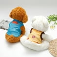 thumbnail image 3 of Pet Vest Cartoon Printing Dress-up Cool Dog Pajamas Small Thin Puppy Outfit for Summer, 3 of 6