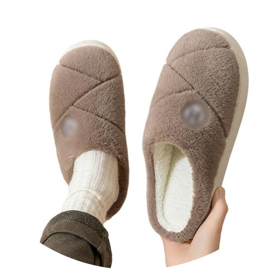 Slippers for Women,Slippers For Winter Indoor Use And Wear Quiet Home Footwear For Comfort And Warmth,Womens Slippers,Coffee,38