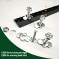 thumbnail image 3 of Kit d'Écrou à Double Crantail pour Rail, Écrou à Vis pour Rail en Acier Inoxydable Compatible avec Lit de Camion, Pickup, RV, ATV, 3 of 7