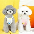 thumbnail image 6 of Soft Cotton Pet Vest - Square Neck with Heart Pattern - Summer Puppy Dog Sleeveless Shirt, 6 of 8