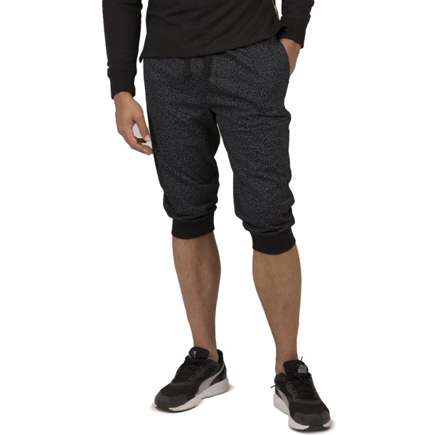 men's jogger capri shorts