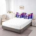 thumbnail image 4 of YST 7-Piece American Flag Baseball Comforter Set, King Size, Polyester Bed in a Bag, 4 of 5